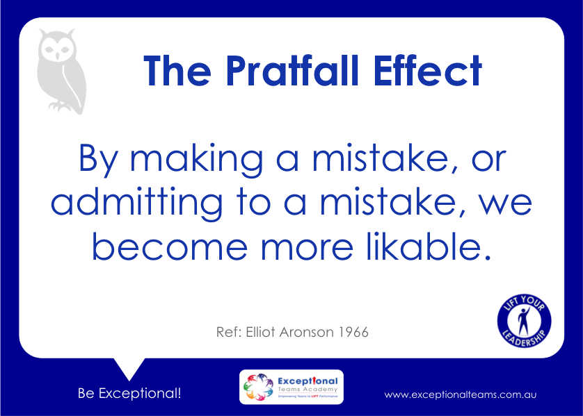 The Pratfall Effect