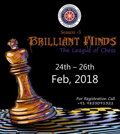 BRILLIANT MINDS-the league of chess" SEASON-5