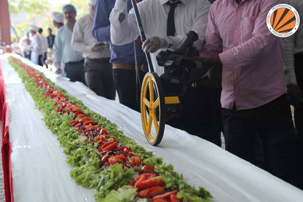 LPU School of Hotel Management creates Longest Salad Bar