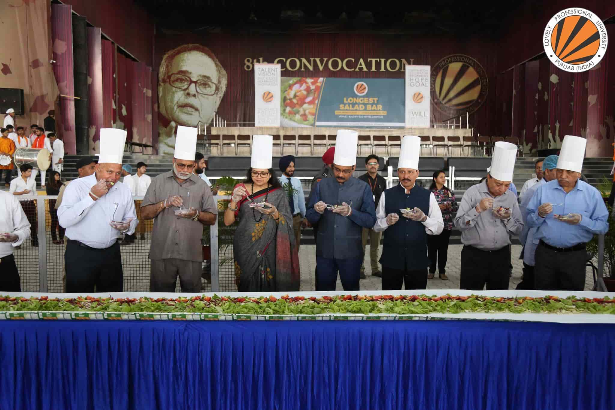 LPU School of Hotel Management creates Longest Salad Bar 