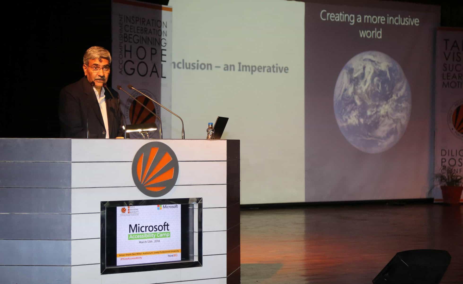 Microsoft & LPU came together to organize Accessibility Camp for Differently-Abled People