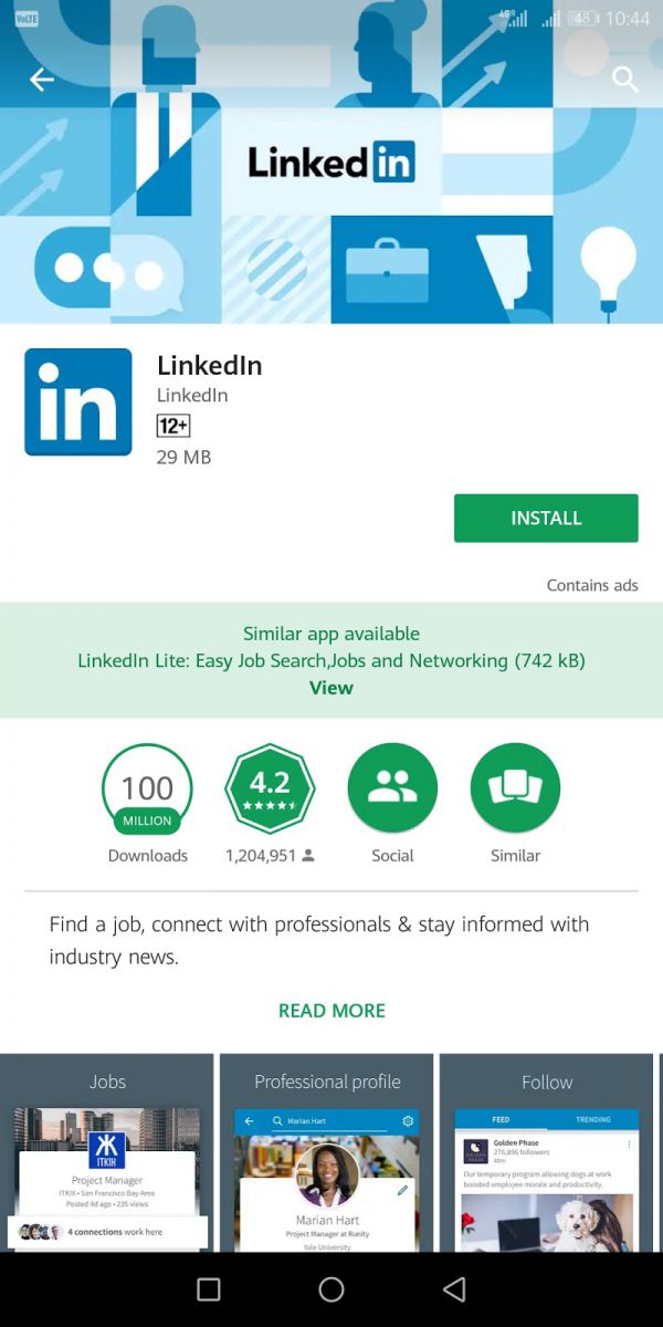 LinkedIn - Life Saving Apps For College Students