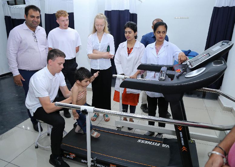 Students of Physiotherapy from Teesside University, UK reached LPU Campus