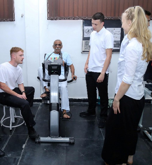 Students of Physiotherapy from Teesside University, UK reached LPU Campus