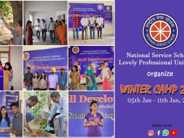 Glimpse of the Winter Camp 2018 of LPU-NSS