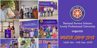 Glimpse of the Winter Camp 2018 of LPU-NSS