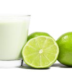 Milk and lemon