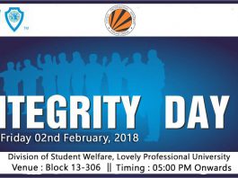 Join LPU–NSS for observing Integrity day