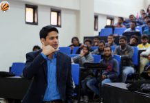 LPU Alumnus Rahul Tyagi interacted with LPU Students