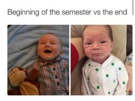 Start of Semester v/s End of Semester