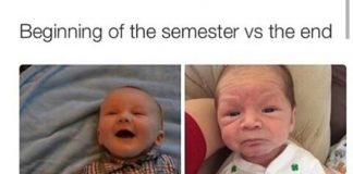 Start of Semester v/s End of Semester