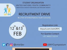 United Nation Youth Community Recruitment is on!!!