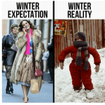 Winter Expectation v/s Reality