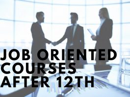 Job Oriented Courses after 12th