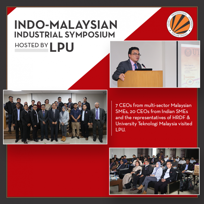 Indo-Malaysian Industrial Symposium held at LPU