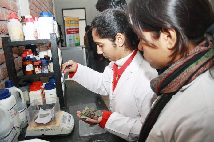 Students demonstrating experiment on Immunodiagnostics in a workshop conducted by Biotech Study and Research Center, Chd. at LPU campus (1) Career in Forensic Science