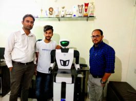 LPU Student Nehul Patel Builds a Low Cost Humanoid Robot