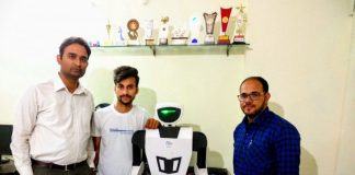 LPU Student Nehul Patel Builds a Low Cost Humanoid Robot