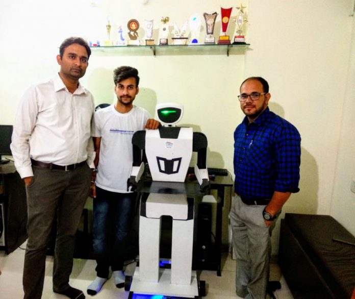 LPU Student Nehul Patel Builds a Low Cost Humanoid Robot