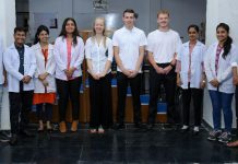 Students of Physiotherapy from Teesside University, UK reached LPU Campus