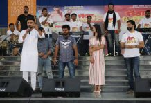 Star Cast of Punjabi Movie "Jagga Jiunda E" Enthralled LPU Students