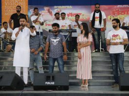 Star Cast of Punjabi Movie "Jagga Jiunda E" Enthralled LPU Students