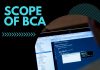 Scope of BCA