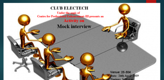 Mock interview poster