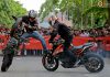 Bike Stunts Performed by KTM India Professionals at LPU KTM