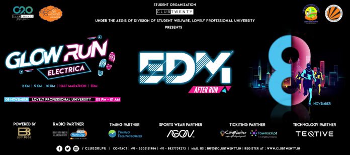 Glow Run poster