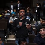 Student interacting