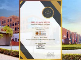 LPU conferred as the India's Most Admirable Brand 2020 By The Brand Story