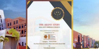 LPU conferred as the India's Most Admirable Brand 2020 By The Brand Story