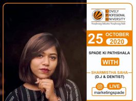 Student Organization SPADE is inviting Sharmishta Saha aka DJ Mishti for a live interaction