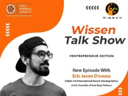 Live Interaction Session with Eric Jason D’souza, India’s 1st Award Winning Tattoo Artist