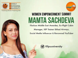 Women Empowerment Summit with Mrs. Mamta Sachdeva