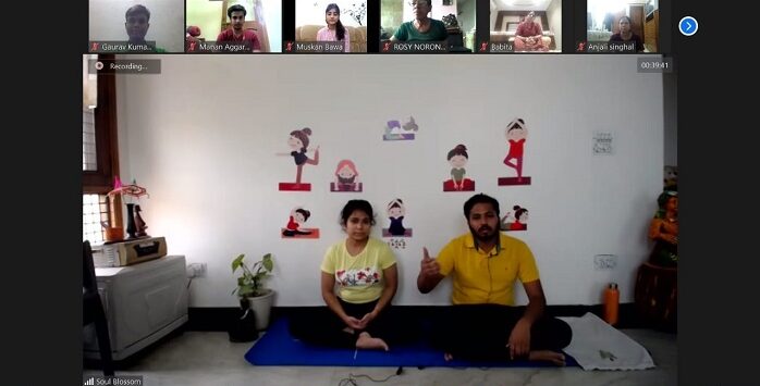 AIESEC in Jalandhar Concluded its Yoga Sandhya