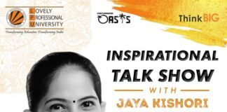 Inspirational Talk Show with spiritual orator Ms. Jaya Kishori Ji