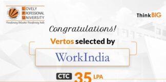 LPU students placed at India's largest blue-collar employment platform WorkIndia