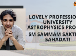 Lovely Profesional University astrophysics prodigy Sm Sammam Sakti Ibn Sahadat