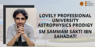 Lovely Profesional University astrophysics prodigy Sm Sammam Sakti Ibn Sahadat