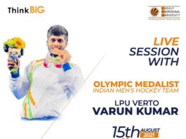 Galvanizing live interaction session with Indian Olympic Bronze medalist, Mr. Varun Kumar