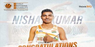 LPU Verto Nishad Kumar Wins Silver in Tokyo 2020 Paralympics Games