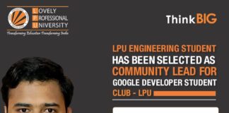 LPU Verto appointed as Community Lead for Google Developer Student Clubs