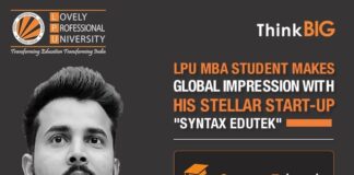 LPU Vertos startup featured among the top 50 international tracks in Startup Wheel 2021