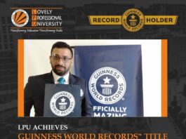 With Largest Placement Network, LPU is officially engraved in GUINNESS WORLD RECORDS!