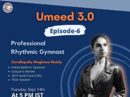 Enthralling Chat with India’s most recognized Rhythmic Gymnast Ms Meghna Reddy Gundlapally