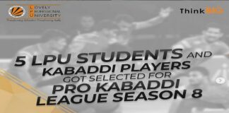 Five LPU Students Selected for Pro Kabaddi League Season 8