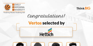 Six Vertos from LPU's MBA class of 2021, placed at Hettich!