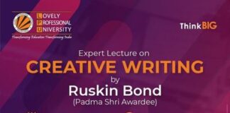 Expert lecture on Creative Writing by Ruskin Bond